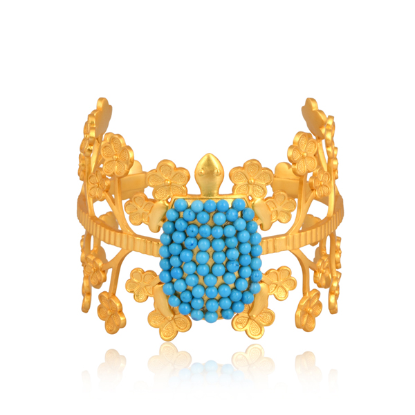 Turtle Bloom Cuff
