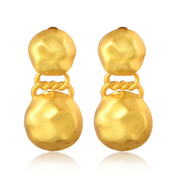 18K Gold plated handcrafted earrings by Artita Gallery