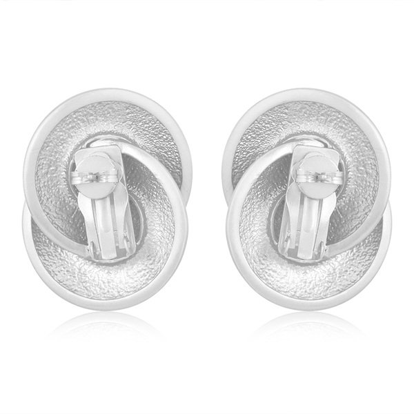 Twisted Loop Statement Earrings - Image 4