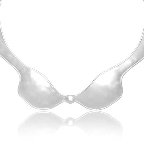 Handcrafted sculptural statement collar necklace by Artita Gallery